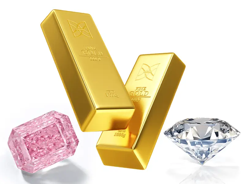 gold and diamond